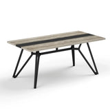 70.9"Rectangular Large Dining Table, Waterproof Large Desk for 8 People