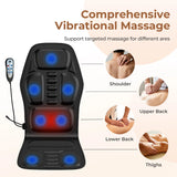 Back Massager with Heat, Massage Chair Pad for Shoulder and Back, Deep Tissue