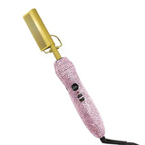 GOIPLE 2 in1 Electric Hot Comb Hair Straightener Brush Fast Heating Flat Iron Styling Brush Wig Kit with