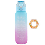 1000ML Fragrance Smelling Water Bottle Portable Air WaterUp Bottle Scent Straw
