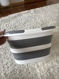 Collapsible Mop Bucket with Handle for Cleaning 16L(4.2 Gallon) Silicone Square Mopping Bucket
