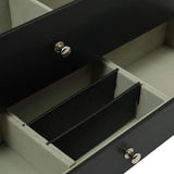 3 Tier Watch & Jewelry Box w/ 12 Watch Slots Tip Tier and 2 Pull -Out Drawers