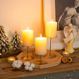 Pillar Candle Holders Candelabra - Bulk Candle Stand Iron Plate Minimalism