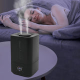 Cold&Warm Mist Humidifier Nano Technology 360° Dual Nozzle Smart Humidistat