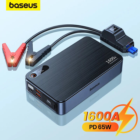 1600A Car Battery Jump Starter Power Bank |12V 65W Car  Booster