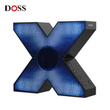 DOSS Desktop Bluetooth Speaker 10W Rich Sound Diverse Light Effect 26H Playtime TWS Pairing Wireless Speaker for Laptop Computer