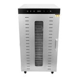 1700W Commercial Food Dehydrator 20 Stainless Steel Trays, Large Machine Capacity Food Dryer