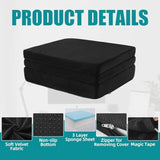 Height Adjustable Chair Cushions, 6 Inch Thick Office Chair Booster Seat Cushion