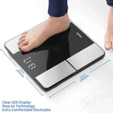 Smart Body Fat Weight Scale for Body Composition Monitors, Weighing Professional Since 2001,Digital Wireless