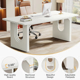 Tribesigns Executive Desk, 70.9" Large Office Computer Desk, Conference Table Meeting Room Table