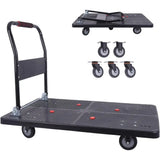 Heavy-Duty Swivel Wheel Platform Truck Dolly for Moving, Warehouse
