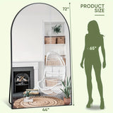 Large Full Length Hanging Mirror with Standing for Bedroom Cloakroom