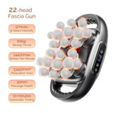 22-Head Fascia Body Massage Gun Back, Neck and Waist Massager