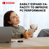Kodak P230 Portable External Hard Drive 5Gbps 1T USB3.0 Lightweight 2.5-inch PHDD for PC Tablets PS5 XBOX Laptop Desktop