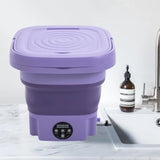 Portable Foldable Washing Machine for Travelers Students Apartment Use Lightweight Durable Material