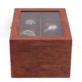 20 Slots Watch Storage Box, 2-Tiers Wooden Watch Case for Men and Women