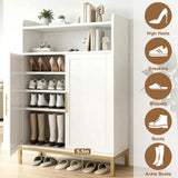 7-Tier Shoe Cabinet with Adjustable Shelves, 47.2'' for Entryway Hallway