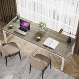 Tribesigns 78.7 Inches Extra Long Computer Desk 2 Person Desk, Double Long Desk