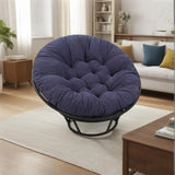 Papasan Chair Cushion 44" X 44" Corduroy Round Supportive Cushion Without Chair