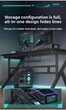 Two-Section Split Solid Wood Computer Gaming Desk  | Ergonomic Home Office