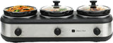 SC3105-SS, Slow Cooker, Buffet Server 3 Pot, Food Warmer - Stainless
