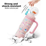 24oz Stainless Steel Whale Water Cups for Kids Teens and Adult