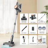 INSE 25Kpa Cordless Lightweight Stick Vacuum with Rechargeable Battery