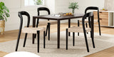 Farini Set of 2 Ash Wood Stackable Dining Chair Mid Century Modern