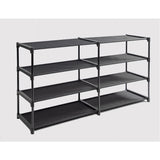 4-Tier Shoe Rack Storage Organizer for 24 Pairs - Versatile Design with Fabric Shelves Sturdy Support Perfect