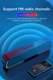 Wireless Bluetooth Subwoofer Bass Surround Sound Bar Speaker System Music Player For Laptop