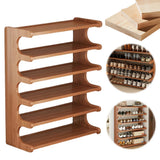 Wooden Shoe Rack Shoes Storage Organizer 6 Layer for Living Room