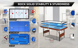 Crux 55-inch Folding Billiard/Pool Table-Portable and Space-Saving Entertainment!