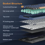 RK Royal Kludge H81 Gasket Structure Mechanical Keyboard 81 Key