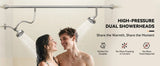 Tandem Shower Head For Couples, Dual Shower Head, High Pressure Double Shower Heads