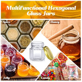 Glass Jars Bulk for Wedding Small Honey Jars with Lids Spice Jars Canning Jars