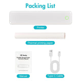 Portable Printers Wireless Inkless Thermal A4 Label Maker US Letter/A4/A5/B5 Android iOS Phone & Laptop