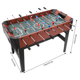 Football Game Set, 47.2*24in Foosball Table w/ Scoreboard&Ball Storage Box