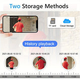 Tuya 3MP WiFi wireless Smart video doorbell Outdoor doorbell camera