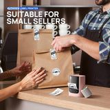 PM220S Label Maker Machine with Tape, 2 Inch Bluetooth Thermal Label Printer, Portable Sticker Printer for School, Offic