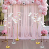 150cm Butterfly LED Floor Lamp 3 Pack, Gold/Silver Wedding Decor,