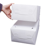 24pcs/set Transparent Plastic Shoe Case, Organizer Drawer Shoe Rack White