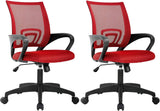 PayLessHere Black Mesh Office Chair Adjustable Lumbar Support Armrest