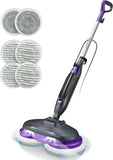 Steam Mops for Floor Cleaning with Rotating Pads, 4 Cleaning Modes