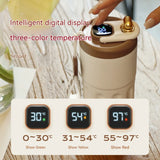 450ML Stainless Steel Thermo Water Bottle LED Temperature Display Coffee Cup