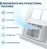 12000 btu Window Air Conditioner W/ Wi-fi Enabled, Cooling Up To 550 sq.ft