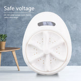 120W Portable Washing Machine Mini Washer Travel Clothes Underwear Washer for Outdoor
