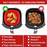 1PC Reusable Airfryer Pan Liner Accessories Silicone Air Fryers Oven Baking Tray Pizza