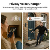 Dekco 3MP WiFi Doorbell 5000 mAh Battery Wireless Video Intercom AI Human Detection 2-way