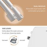AQUATIZ Round Bidet Toilet Seat with Soft Close, Non-Electric Bidet Toilet Seat