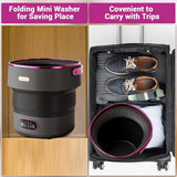 Portable Washing Machine 13L Foldable Mini Washer with with 4 Modes